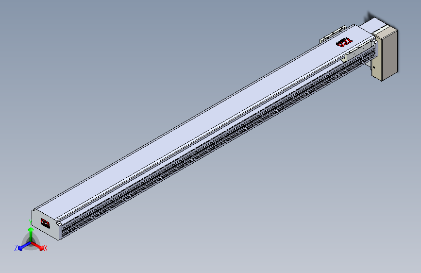TPA HNB系列皮带直线轴半封闭可选导轨-TPA-HNB-110D-90-L1100-LP-Y-P40-N3