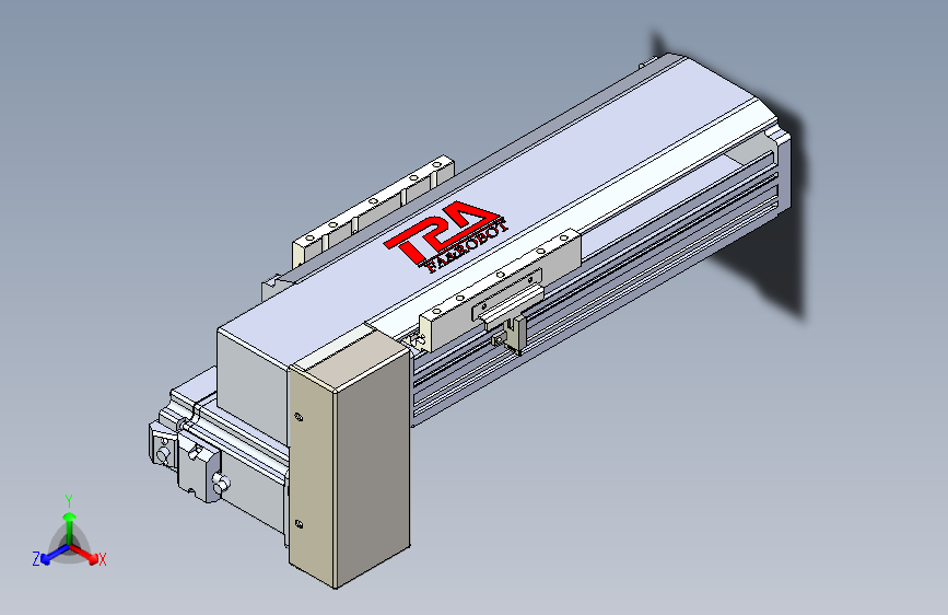 TPA HNB系列皮带直线轴半封闭可选导轨-TPA-HNB-120D-110-L100-RP-C-P40-N3