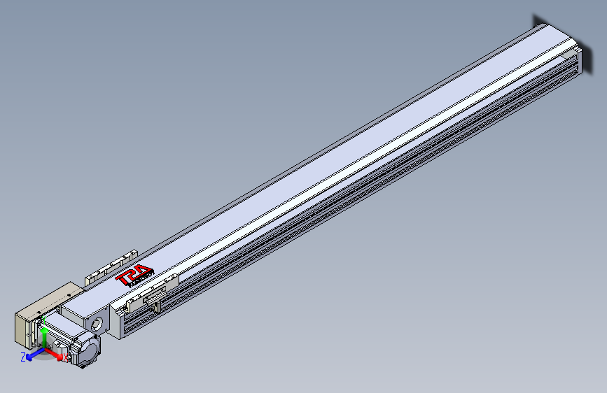 TPA HNB系列皮带直线轴半封闭可选导轨-TPA-HNB-120D-110-L1000-ML-Y-P40-N3