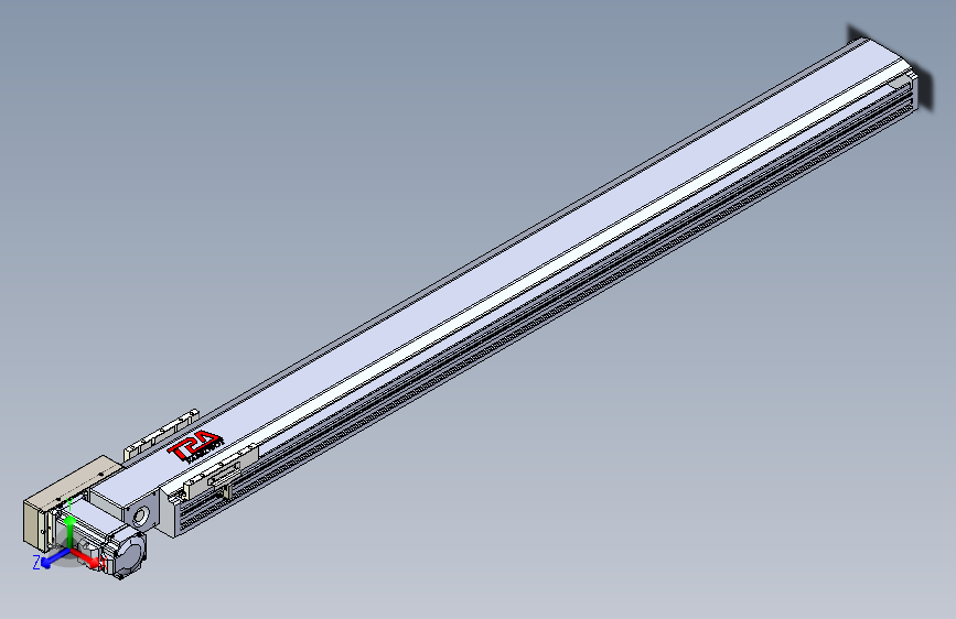 TPA HNB系列皮带直线轴半封闭可选导轨-TPA-HNB-120D-110-L1150-ML-Y-P40-N3