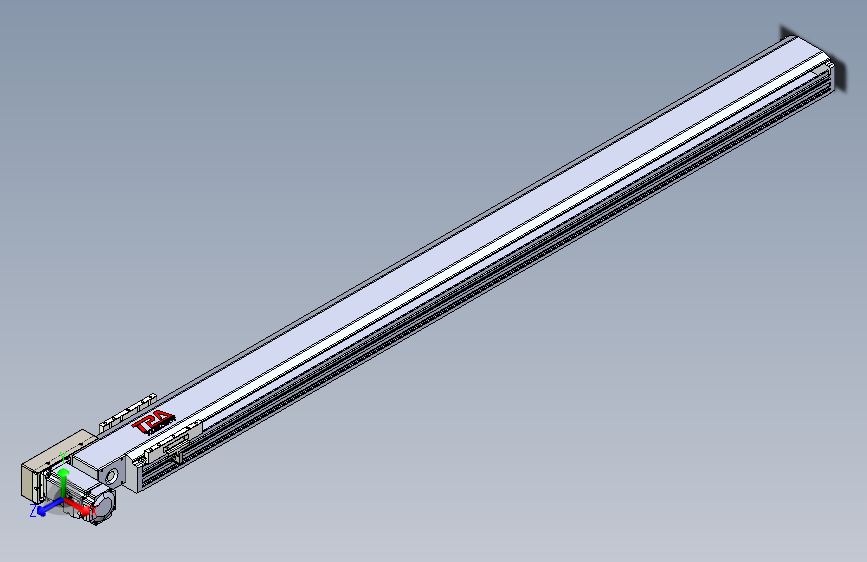 TPA HNB系列皮带直线轴半封闭可选导轨-TPA-HNB-120D-110-L1450-ML-C-P40-N3