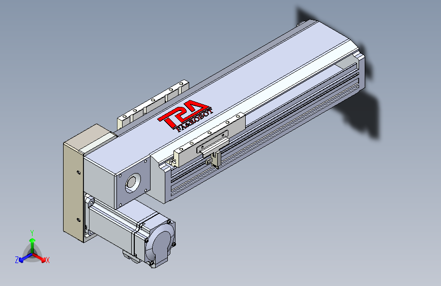 TPA HNB系列皮带直线轴半封闭可选导轨-TPA-HNB-120D-110-L150-LP-Y-P40-N3