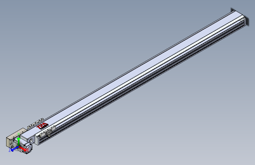 TPA HNB系列皮带直线轴半封闭可选导轨-TPA-HNB-120D-110-L1600-ML-C-P40-N3