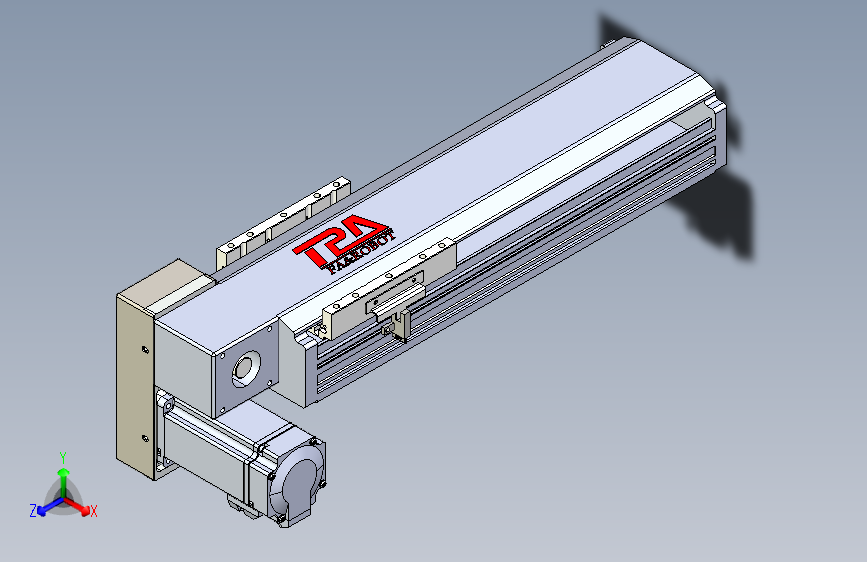 TPA HNB系列皮带直线轴半封闭可选导轨-TPA-HNB-120D-110-L200-LP-C-P40-N3