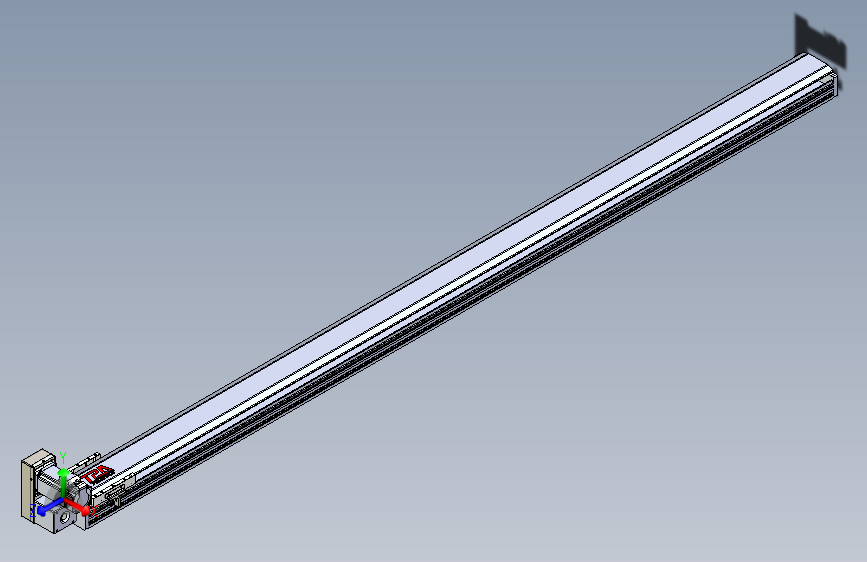 TPA HNB系列皮带直线轴半封闭可选导轨-TPA-HNB-120D-110-L2100-LU-Y-P40-N3