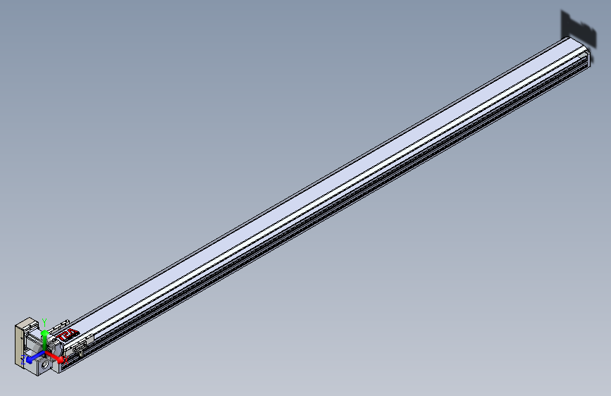 TPA HNB系列皮带直线轴半封闭可选导轨-TPA-HNB-120D-110-L2150-LU-Y-P40-N3