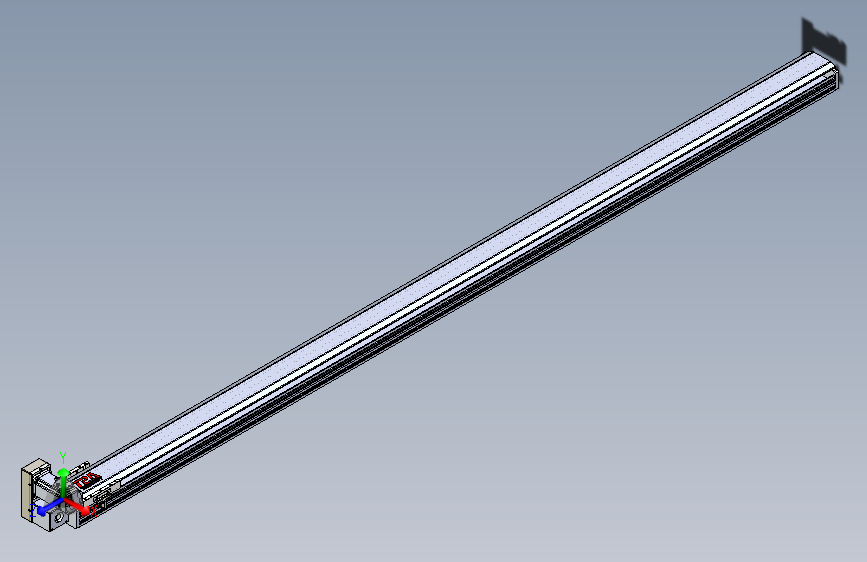 TPA HNB系列皮带直线轴半封闭可选导轨-TPA-HNB-120D-110-L2500-LU-Y-P40-N3