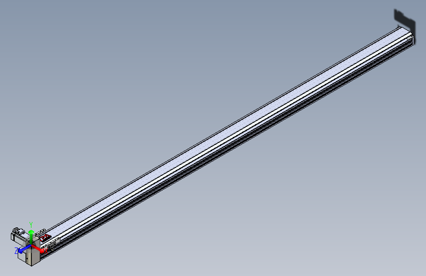 TPA HNB系列皮带直线轴半封闭可选导轨-TPA-HNB-120D-110-L2550-RU-Y-P40-N3
