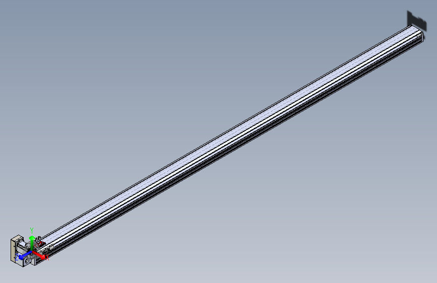 TPA HNB系列皮带直线轴半封闭可选导轨-TPA-HNB-120D-110-L2950-LU-Y-P40-N3