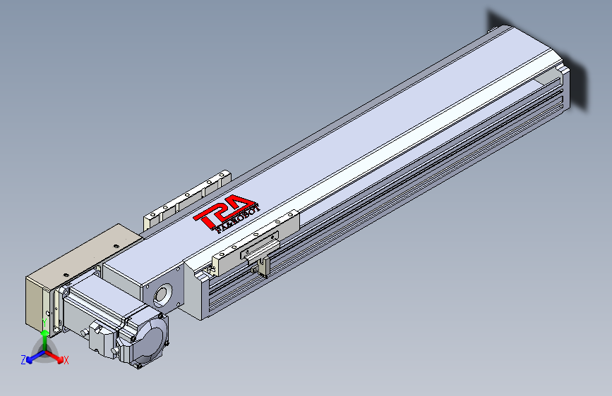 TPA HNB系列皮带直线轴半封闭可选导轨-TPA-HNB-120D-110-L350-ML-C-P40-N3