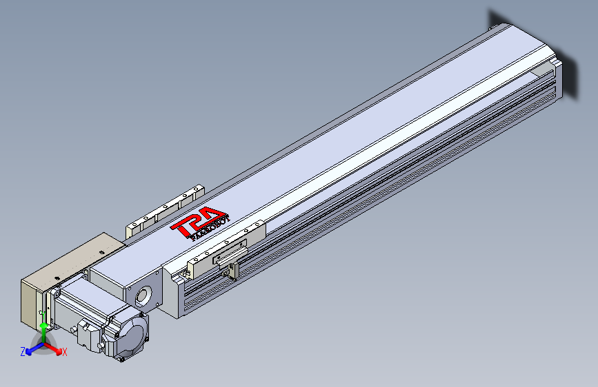 TPA HNB系列皮带直线轴半封闭可选导轨-TPA-HNB-120D-110-L450-ML-C-P40-N3