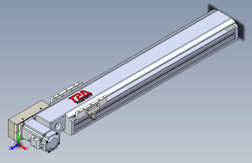 TPA HNB系列皮带直线轴半封闭可选导轨-TPA-HNB-120D-110-L500-ML-C-P40-N3