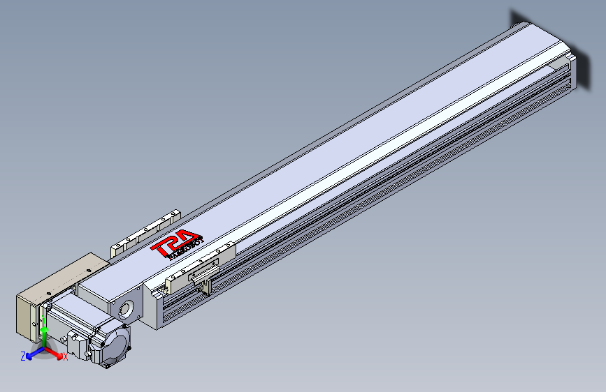 TPA HNB系列皮带直线轴半封闭可选导轨-TPA-HNB-120D-110-L600-ML-Y-P40-N3