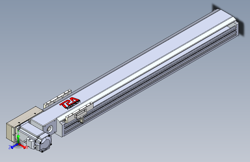 TPA HNB系列皮带直线轴半封闭可选导轨-TPA-HNB-120D-110-L650-ML-Y-P40-N3