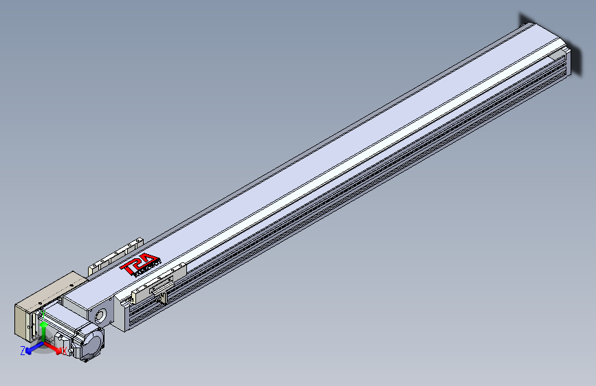 TPA HNB系列皮带直线轴半封闭可选导轨-TPA-HNB-120D-110-L900-ML-Y-P40-N3