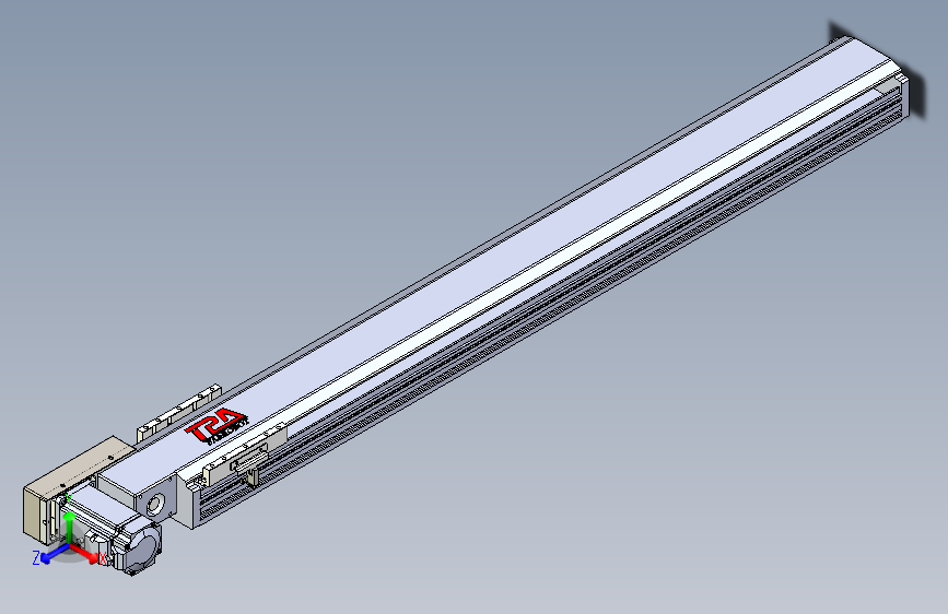 TPA HNB系列皮带直线轴半封闭可选导轨-TPA-HNB-120D-110-L950-ML-C-P40-N3