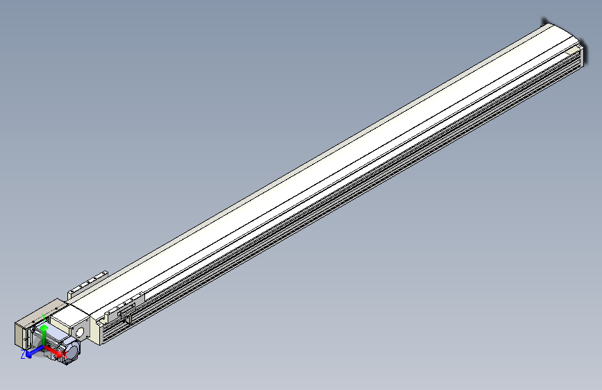 TPA HNB系列皮带直线轴半封闭可选导轨-TPA-HNB-140D-120-L1450-ML-Y-P40-N3