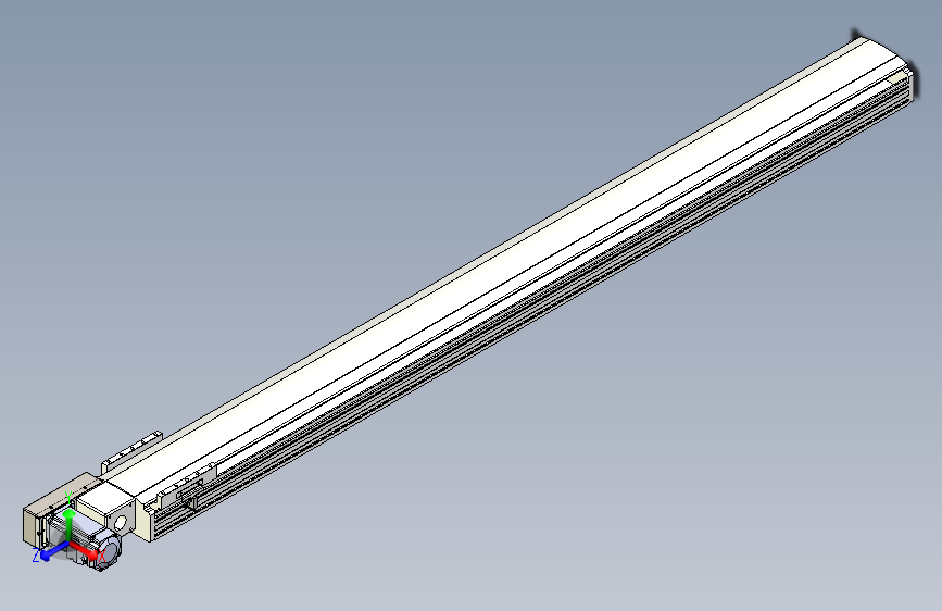 TPA HNB系列皮带直线轴半封闭可选导轨-TPA-HNB-140D-120-L1550-ML-Y-P40-N3