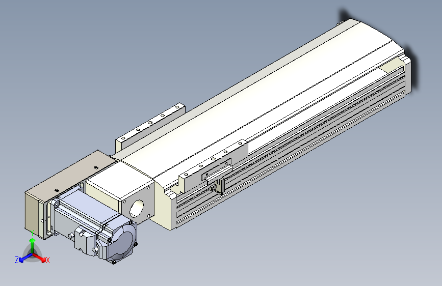 TPA HNB系列皮带直线轴半封闭可选导轨-TPA-HNB-140D-120-L250-ML-Y-P40-N3