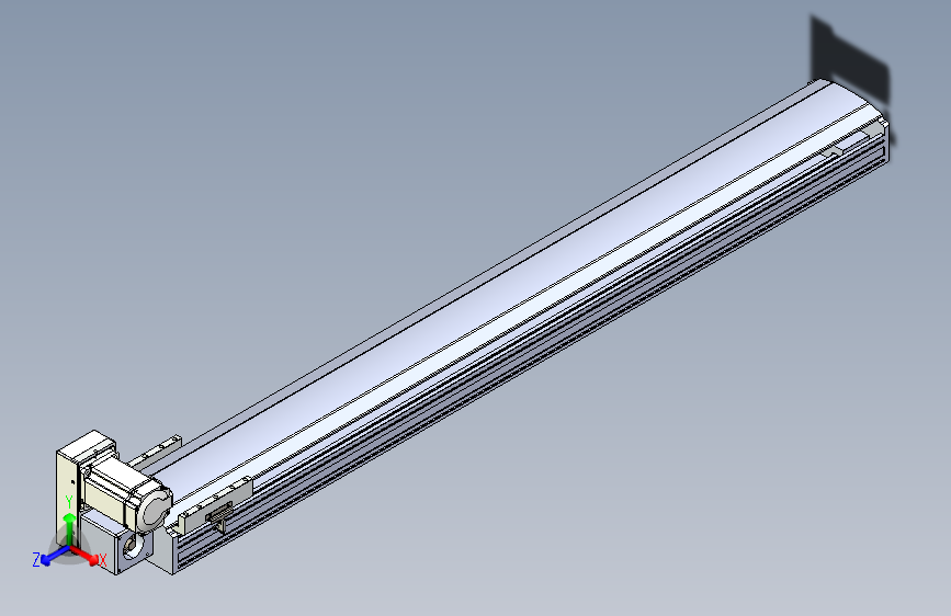 TPA HNB系列皮带直线轴半封闭可选导轨-TPA-HNB-175D-140-L1350-LU-C-P75-N3