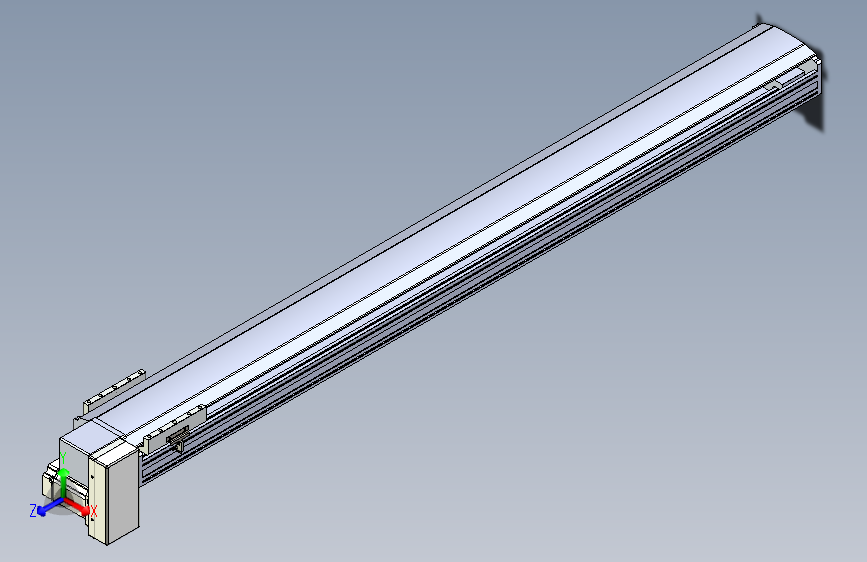 TPA HNB系列皮带直线轴半封闭可选导轨-TPA-HNB-175D-140-L1550-RP-C-P75-N3
