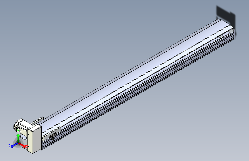 TPA HNB系列皮带直线轴半封闭可选导轨-TPA-HNB-175D-140-L1550-RU-Y-P75-N3