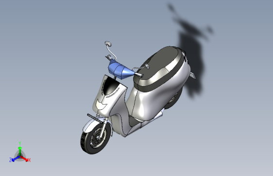 电动摩托车简易模型