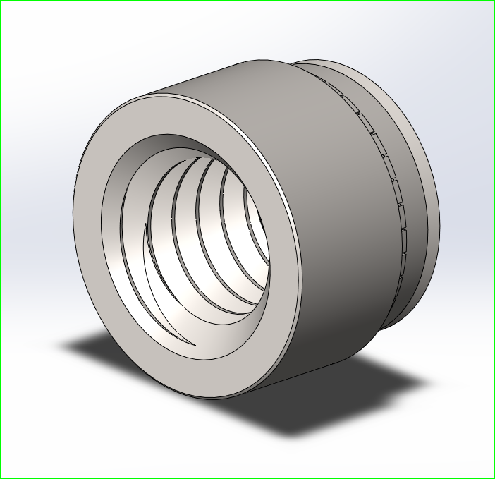 镀锌钢PEM压铆螺母,带38-16内螺纹