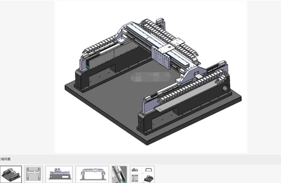 直线电机模组三维SW模型