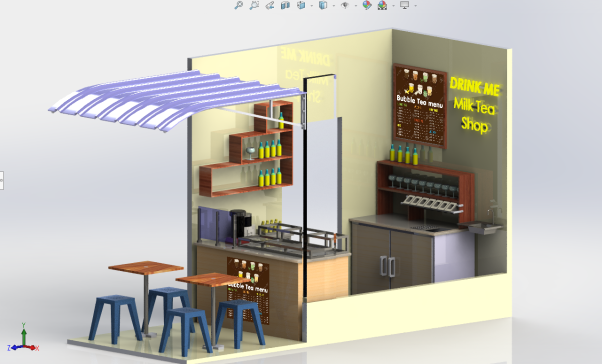 小小的珍珠奶茶店