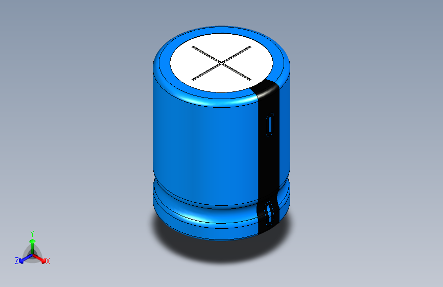 20 x 25 BLUE-BLACK NEGATIVE