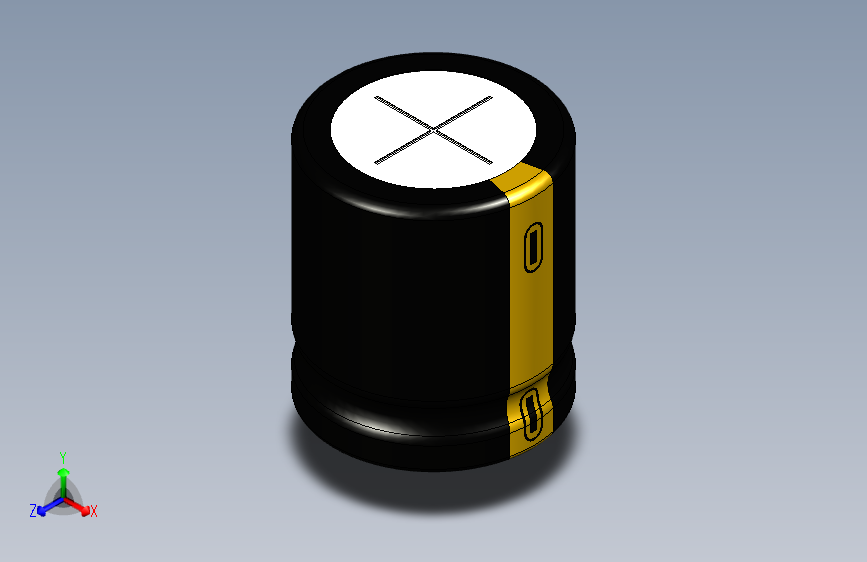22 x 25 BLACK-YELLOW NEGATIVE