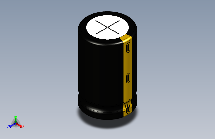22 x 35 BLACK-YELLOW NEGATIVE