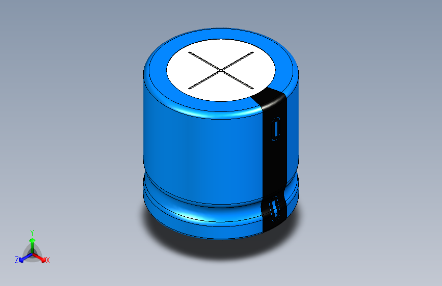 25 x 25 BLUE-BLACK NEGATIVE
