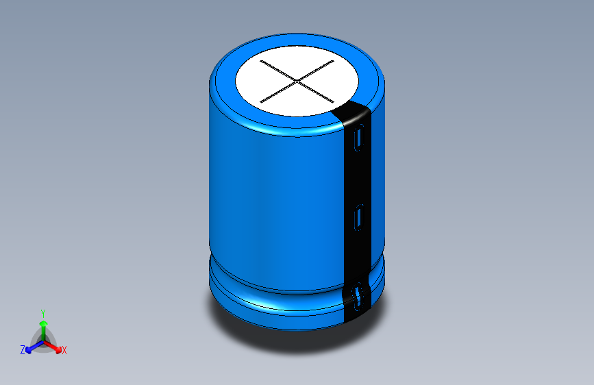 25 x 35 BLUE-BLACK NEGATIVE
