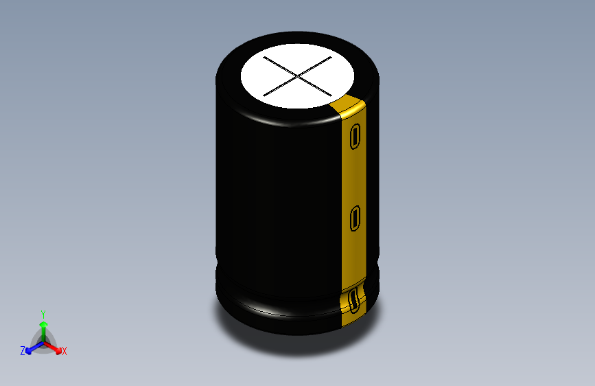 25 x 40 BLACK-YELLOW NEGATIVE