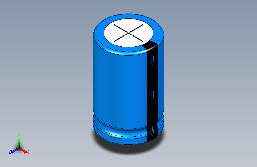 25 x 40 BLUE-BLACK NEGATIVE