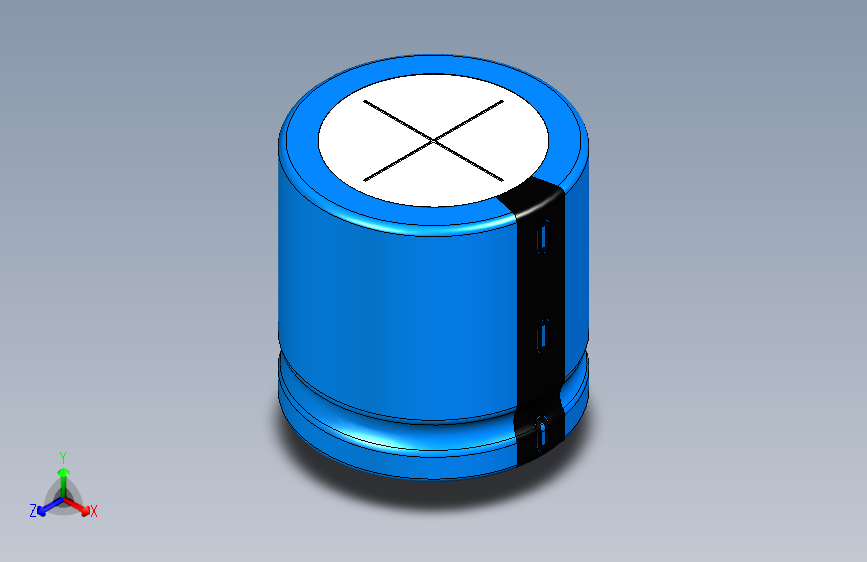 35 x35 BLUE-BLACK NEGATIVE