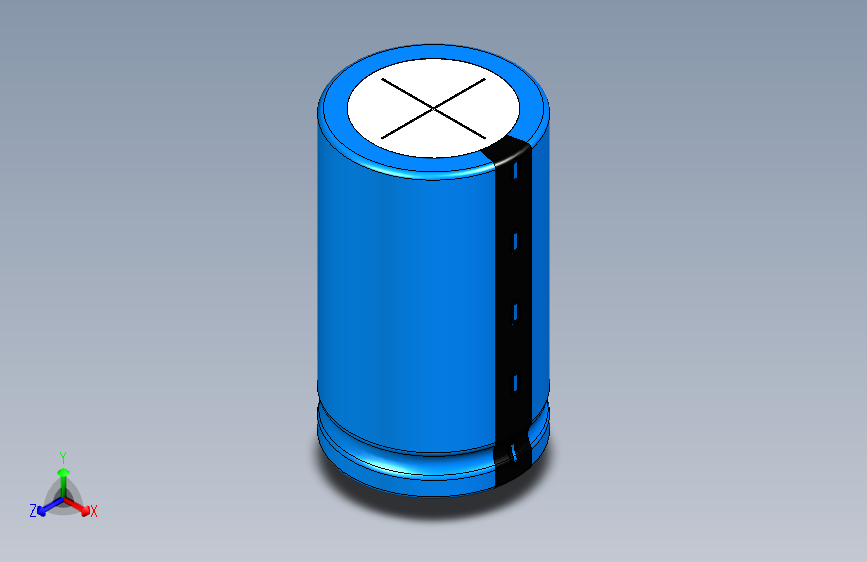 35 x60 BLUE-BLACK NEGATIVE