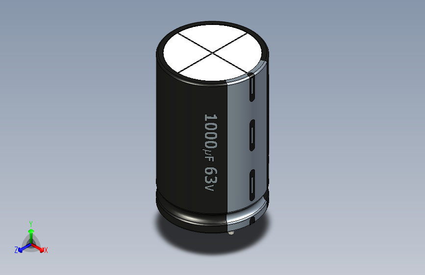 1000uF 63V electr -16x26mm -P.diameter 7.5mm 