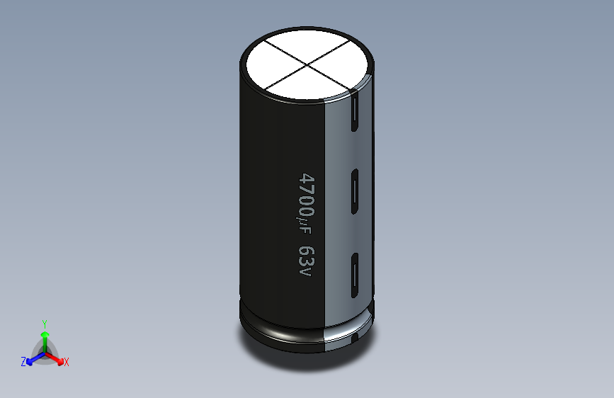 4700uF 63V Electr -22x50 -P.diameter 10mm 