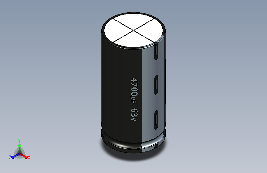 4700uF 63V Electr -25x50 -P.diameter 10mm 
