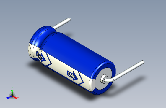 Cap. Electrolytic Axial 5x12mm 2.2uf50v Picth 14 mm 
