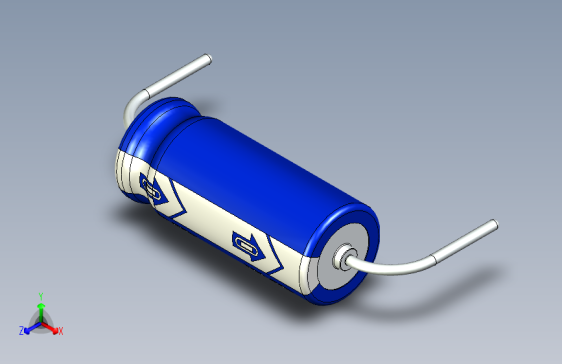 -Cap. Electrolytic Axial 5x12mm 2.2uf50v Picth 18 mm 