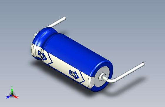 Cap. Electrolytic Axial 5x12mm 10uf16v Picth 16 mm 
