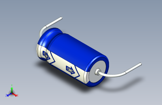 -Cap. Electrolytic Axial 6.3x12.5mm 10uf Picth 20 mm 