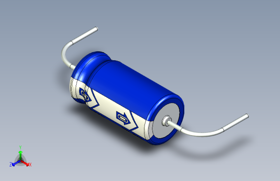 -Cap. Electrolytic Axial 6.3x12.5mm 10uf Picth 24 mm 