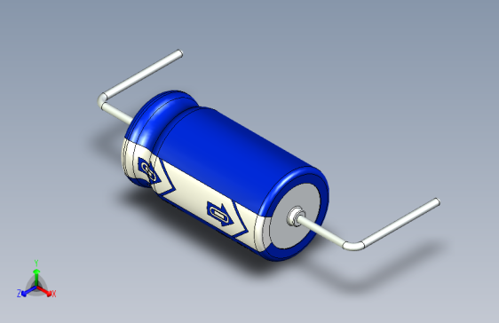 Cap. Electrolytic Axial 6.3x12mm 47uf Picth 22 mm 