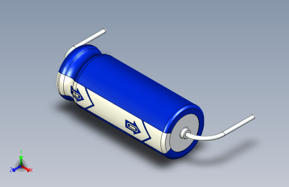 -Cap. Electrolytic Axial 6.3x16mm 33uf Picth 22 mm 