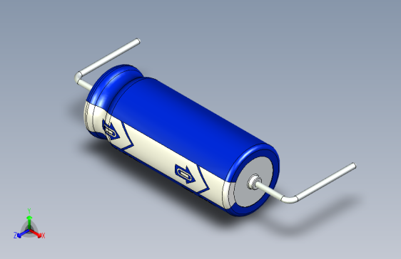 Cap. Electrolytic Axial 6.3x16mm 33uf Picth 24 mm 